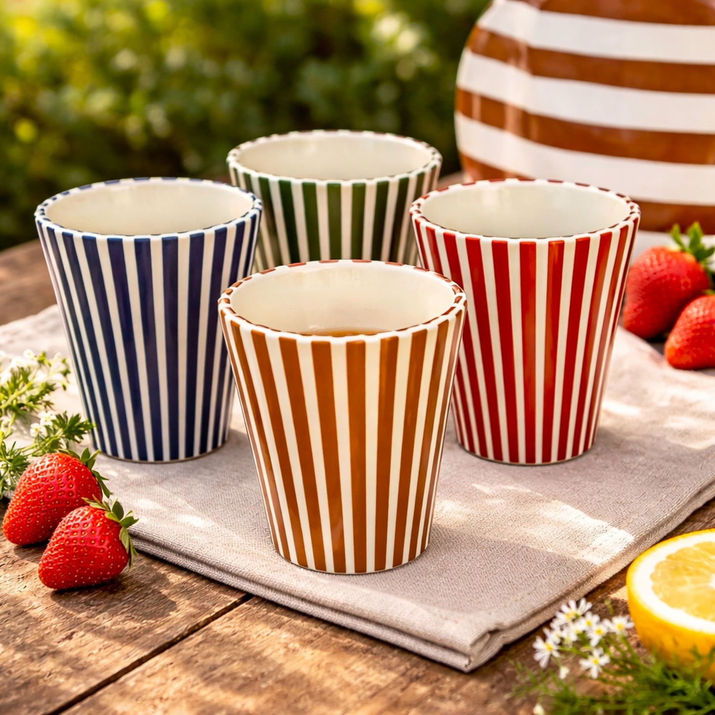 Set 4 Bicchieri Armonie Lineari Sottili