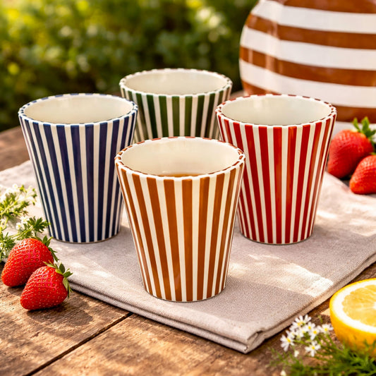 Set 4 Bicchieri Armonie Lineari Sottili
