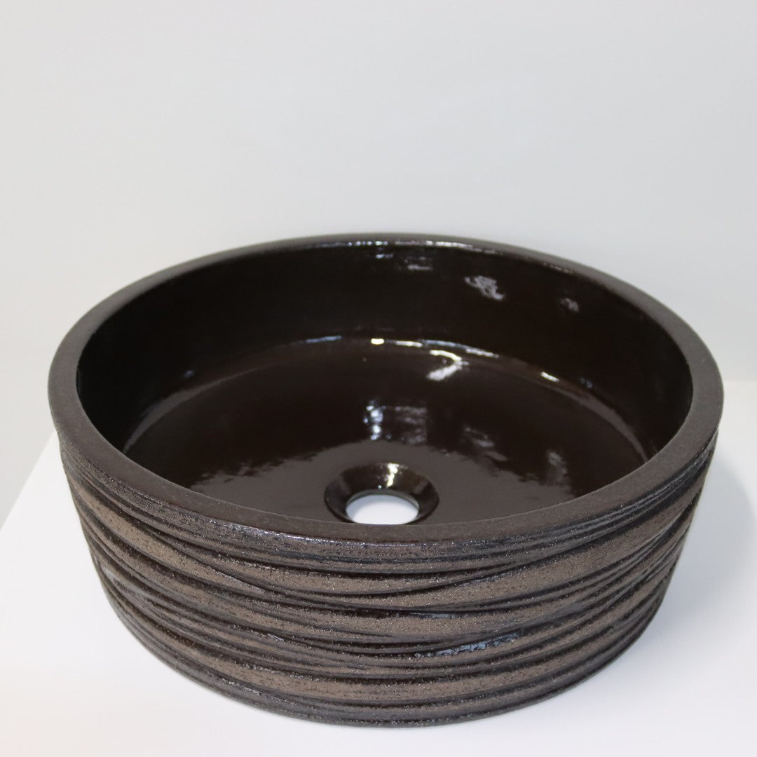 Lavabo da Appoggio Miele Manganese