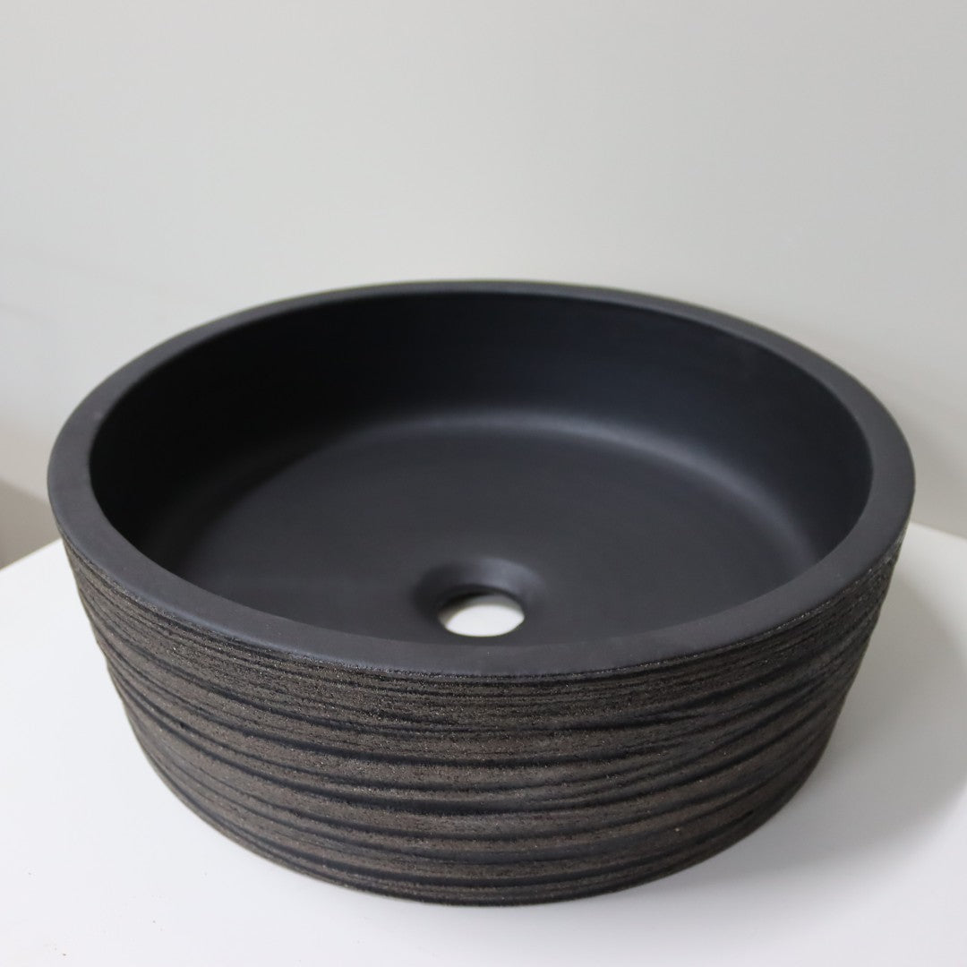 Lavabo da Appoggio Nero Matt