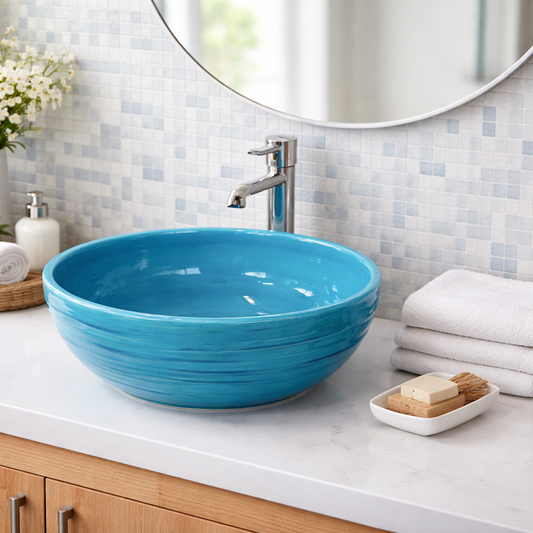 Lavabo da Appoggio Turchese
